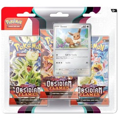 Scarlet & Violet - Obsidian Flames 3 Pack Blister - Eevee